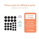 LANBENA Acne Pimple Patch 25pcs Daily Use Invisible Acne Stickers Blemish Treatment Acne Concealer Makeup - Image 3