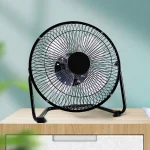 Usb Small Fan 4/6/8 Inch Iron Office Dormitory Mini Rotating Fan Portable Bass Electric Fan Home Office Supplies - Image 3