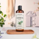 Organic Castor Oil Cold Pressed Massage Body Moisturizes Skin Nourish Hair Eyelash Nail Growth 16fl.oz Pure Natural Carrier Oil - Image 2