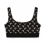 Trendy Full Print Cross Backless Sports Bra for Women High-Waisted Sexy Crop Top Fashion Streetwear Vest - Image 3