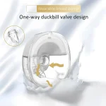 1PCS Electric Wearable Breast Pump Portable Breast Milk Collection Hands-free Automatic Smart Breast Pump Home Travel - Image 2