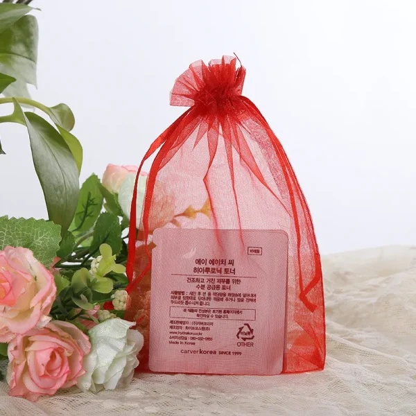 10/50pcs tulle packaging transparent Organza Drawstring Bag Jewelry Mesh Gift Box Pouches Container Drawstring Bags Gauze Bag 50% - Image 5