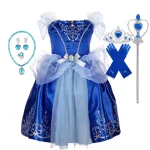 baby Dress Princess Costume Party Fancy Flower Vestido New 2025 Christmas Birthday Carnival Dress Up Rapunzal Belle Disguise Frock - Image 5