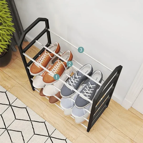 4 Floor Assembly Simple Creative Home Shoe Rack Dormitory Door Storage Rack Storage Shoe Multifunctional Cabinet Home Supplies - Image 2