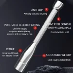 Weighted Fitness Clubbell Adjustable Dumbbell Stick Non-slip Steel Indian Clubs Iran Bar Wrist Arm Strength Training Gym Home - Image 2