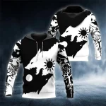 Hoodies Men 3D Printing Skull Fashion Black White Men Pullover Streetwear Casual Oversize Loose Men y2k Clothing hoodies for man - Image 3