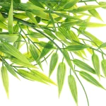 2Pcs Simulated Bamboo Leaf Hanging Plant Artificial Vine Greenery Wall Hanging Decoration for Home Garden Party Office Decor - Image 3