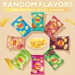 Lay's Potato Chips,Wave Chips 2.29/2.47oz(65/70g)*2 Packs Satisfying Snacks Office Snack Food Sale, Random shipment - Image 3