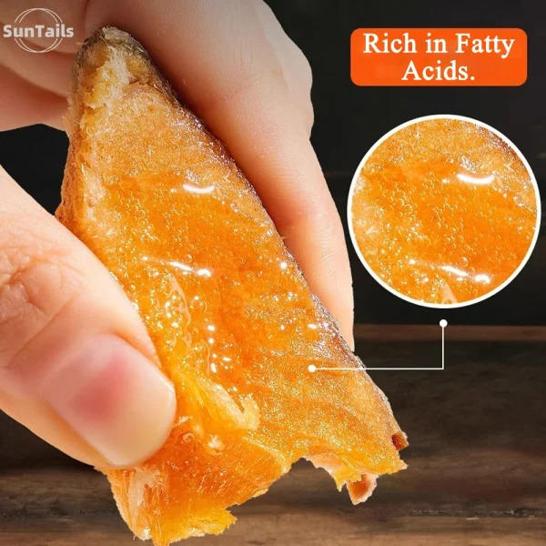 Freeze Dried Salmon Cat and Dog Treats, Wild Caught, Single Ingredient | Natural High Value | Gluten Free, Grain Free Cat Food - Image 2