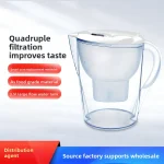 Household kitchen water purifier food grade ABS German large capacity brende filter tap water filter element filter kettle
