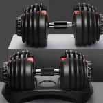 5–52.5 Lbs Adjustable Dumbbells Free Weights Dumbbells 24KG for Men Women Gym Equipment for Home Strength Training Equipment - Image 3