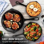 Cast Iron Frying Pan,14/16/20cm Non-stick Skillet Kitchen Fry Pot Breakfast Pan Omelette Pancake Pot Induction Cooking Cookware - Image 5