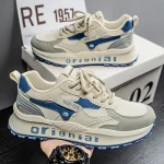 2025 spring men's new outdoor mesh sports shoes breathable comfortable soft sole casual shoes For Men - Image 2