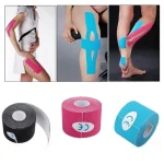 2.5cm*5m Sports Kinesiology Tape Recovery Self Adherent Bandage Wraps Waterproof Cotton Tapes for Muscle Pain Relief sports - Image 3