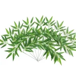 20pcs/lot Durable For Wedding Ornaments Garden Simulation Plant Leaves Silk Cloth Branches Lucky Bamboo Leaf - Image 4
