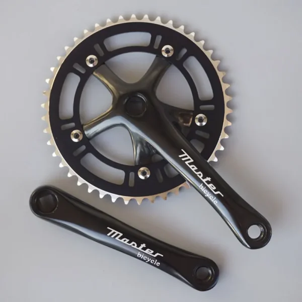 Fixie Bike Retro Bicycle Single Speed Chainwheel 46T 130BCD Crank 170mm Aluminum Alloy Fixed Gear Bike Crankset Fit For 103mm BB - Image 3