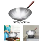 Frying Pan Non Stick Skillet Multifunctional Cookware Home Use Food Stalls Portable Omelette Pan Wok Pan Cooking Pan - Image 2