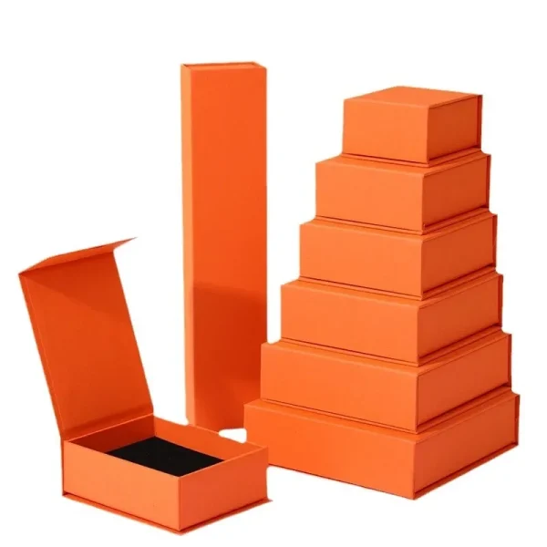 12/24pcs Magnet Clamshell Small Gift Boxes For Wedding Birthday Party Jewelry Ring Necklace Packaging Paper Box - Image 4