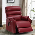 Dual Motor Lay Flat Power Lift Recliner Chair for Elderly, Breathable Faux Leather Electric Lift Chairs for Adults, 400lbsHeavy