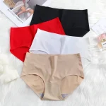 BZEL 6PCS/Set Women's Panty Seamless Female Underwear Plus Size Cozy Briefs Breathable Silk Satin Lingerie Hot Sale Underpants - Image 2