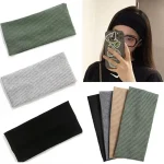 Sports Cycling Wash Face Hairbands Soft Korean Cotton Knitted Headband For Women Girls Bandanas Fashion Hair Accessories - Image 2