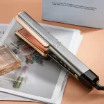 Profesional Styling Custom 2 in 1 Hair Straightener LCD Display Wide Plate for Hair Salon Curling - Image 5