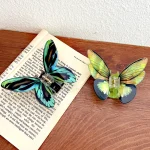 High-end simulated butterfly hair clip, temperament, beautiful headwear, hairpin, back of the head, hair, shark clip hairdress - Image 4