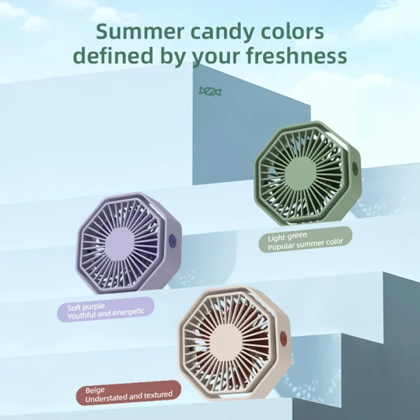 2025 Polygon Stylish Portable Air Conditioner Air Cooler Airconditioner Mini Air Conditioning Fan for Office Home Library Study - Image 3