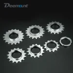 Deemount Fixed Gear Bicycle Freewheel Cogs Hub Locking 1 Speed Fixie Bike Threaded Lock Rings 13T 14T 15T 16T 17T 18T