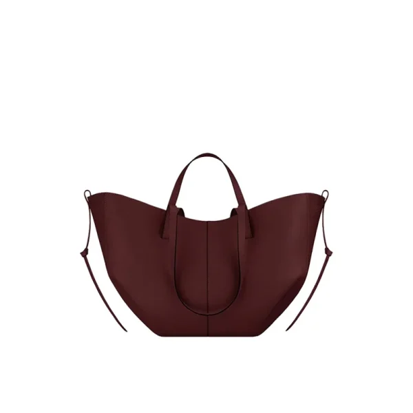 New large-capacity hand-held tote bag, Boling crossbody genuine leather wing bag, commuting single-shoulder crossbody bag - Image 4