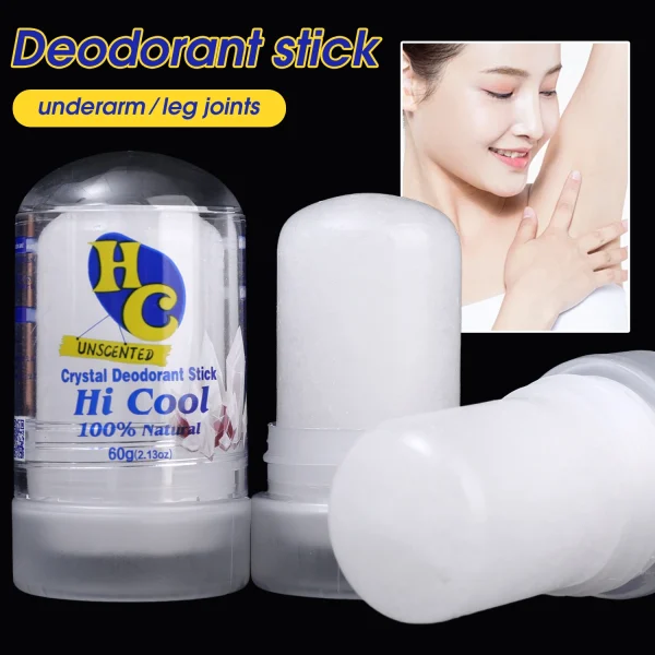 Portable Body Odor Remover Antiperspirant Stick Alum Crystal Deodorant Underarm Removal for Women Man Alum Stick Deodorant Stick - Image 2