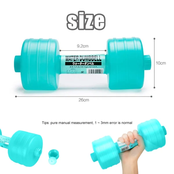 Dumbbells,Comprehensive Home Flooding Dumbbells For Fitness Aquatic Gym Weight Loss Exercise Women Accessories - Image 2