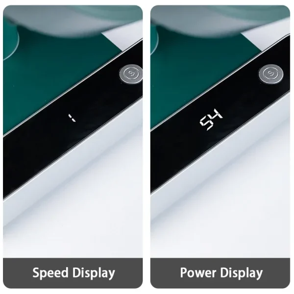 USB Rechargeable Oscillating Desk Fan 4 Speed Settings 5000mAh Mini Table Cooling Fan Adjustable Head Home Office Personal Fan - Image 3