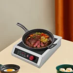 Y14 3500W Stainless Steel Induction Cooktop,110V Black Electric Induction Burner Tabletop 43*35*9cm for Commercial Places - Image 3