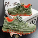 2025 spring men's new outdoor mesh sports shoes breathable comfortable soft sole casual shoes For Men - Image 3