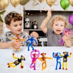 Suction Cup Monkey Pop Tubes Fidget Toys Decompression Stretch Tube Stress Relief Sensory Toys for Kids Adult Party Gifts - Image 2