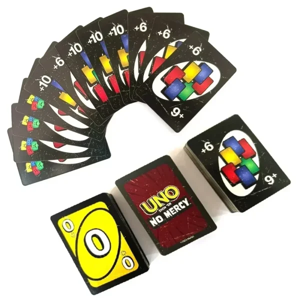 NEW Uno No mercy Game Board Games2025 UNO Cards Table Family Party Entertainment UNO Games Card Toys Children Birthday Christmas - Image 2
