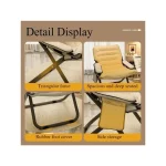 Folding recliner student dormitory computer chair household bedroom lazy small sofa balcony single casual back chair - Image 3