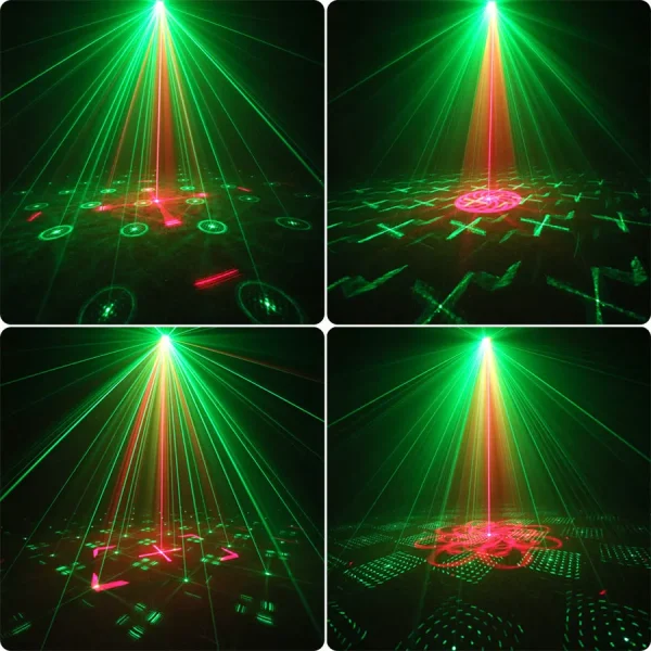 MINI 32 Patterns RG Laser Projector Party Light DJ Dance Disco Bar Family Christmas Effect Stage Lamp Show Y11 - Image 2