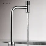 ASRAS New Drinking Kitchen Filter Faucets Rotary Switch 304 Stainless Steel Brushed Single Cold Kitchen Faucet