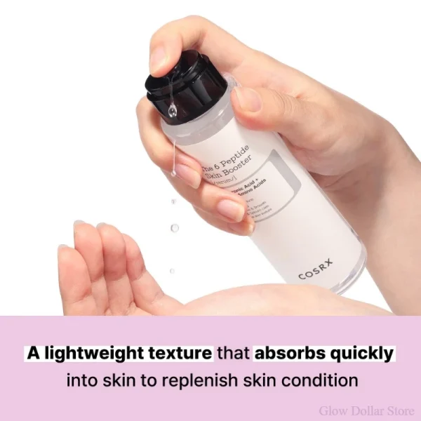 COSRX 6X Peptide Booster Toner Serum, Niacinamide & Hyaluronic Acid Skin Renewal Boosting Facial Essence Korean Skincare Product - Image 2