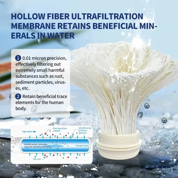 whole house high flow stainless steel PVDF filter element backwash precision filtration for various water sources 1000L-10000L - Image 4