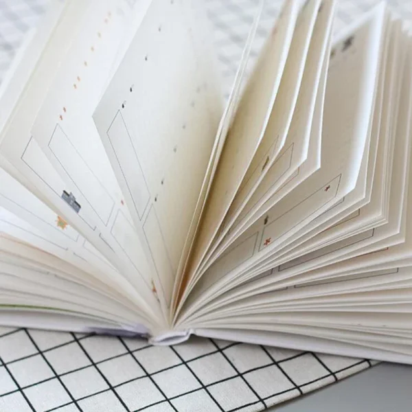 365 Planner Notebook Colorful Inner Page Illustration Daily Yearly Plan Diary Book Record Life Agenda Journal Notepads - Image 3