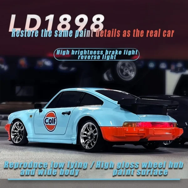 New LDRC LD1898 RC Car 1/18 Professional RC Drift Remote Control Car Gt 911 High-Speed Cars Racing Boy Cars Toy Children's Gifts - Image 3
