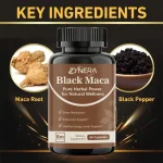 Powerful Black Maca Coffee Capsules Testosterone Advanced Male Performance Rock-Hard Stamina Natural Oyster Ginseng for Best Benefits - Image 3