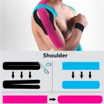 2.5cm*5m Sports Kinesiology Tape Recovery Self Adherent Bandage Wraps Waterproof Cotton Tapes for Muscle Pain Relief sports