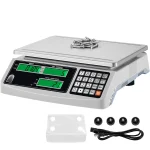 SucceBuy Industrial Counting Scale 30kg x 1g Digital Scale Electronic Gram Scale Inventory Piece Counting Scale with LCD Screens