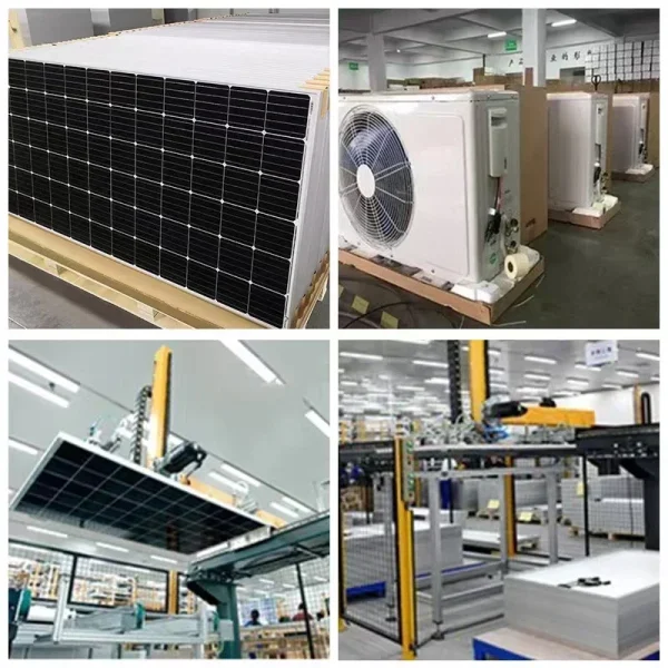 Air ConditionerHybrid Solar Mini-Split Air Conditioner Heat Pump AC/DC Solar Cell Air Conditioner,9000BTU-12000BTU,Plug-n-Cool, - Image 2
