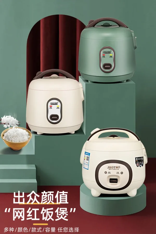 220v Smart Mini Rice Cooker for 2-3 People Dorm Room and Single Serving with Multiple Functions Fast Cooking 밥솥 Мультиварка - Image 5