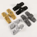 Sliding Door Latch Sliding Door Lock Buckle Hasp Door Bolt Aluminum Alloy Anti-theft Buckle Free Punching Door Buckle - Image 5